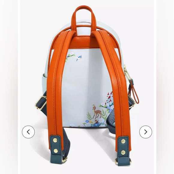 Loungefly Disney Snow White and the Seven Dwarfs Floral Mini Backpack, NWT - Picture 5 of 13